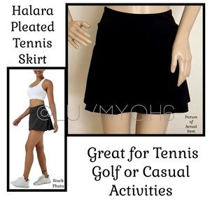 HALARA Pleated Cool Touch Tennis Skirt